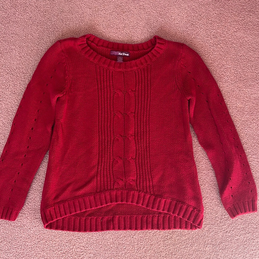 Epic Threads Red Sweater Size XL